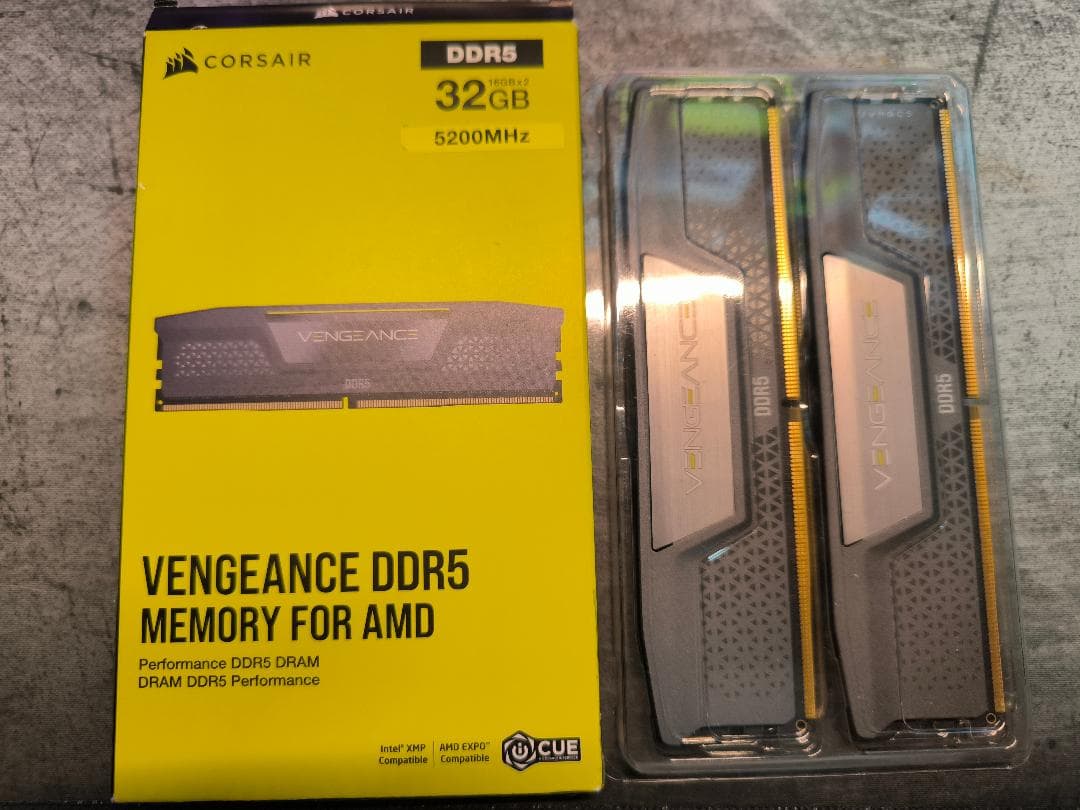 メモリー Corsair Vengeance DDR5 32GB 5200MHz