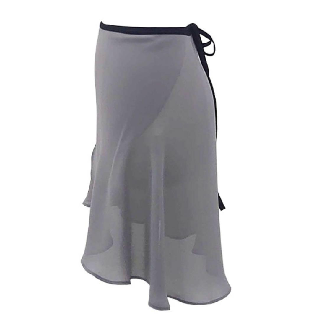 新品同様スティナ　stina black ribbon wrap skirt