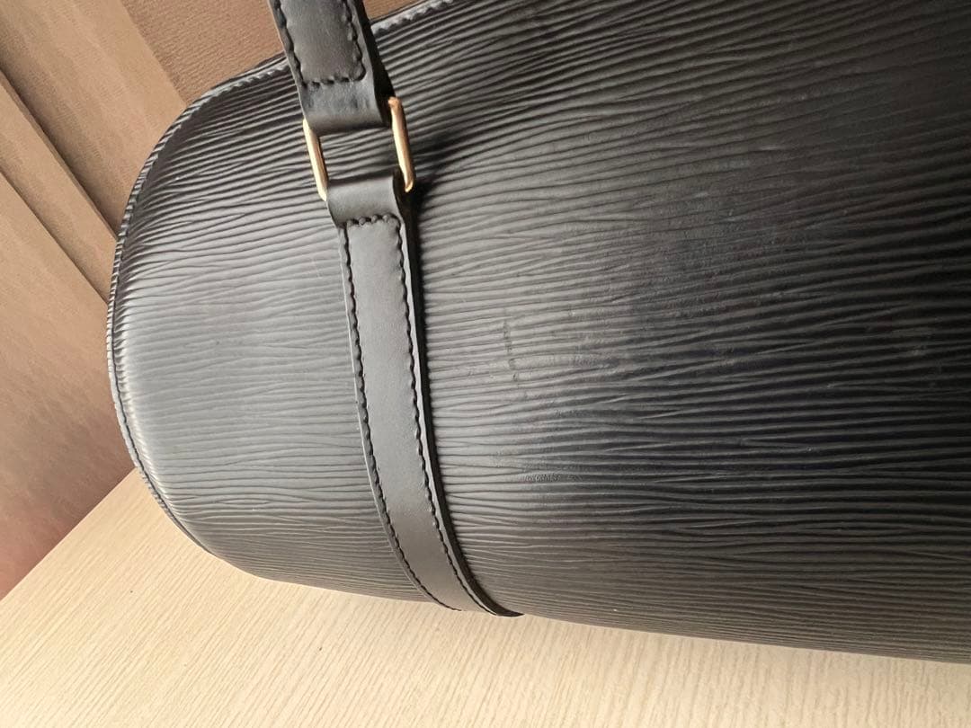 ルイ・ヴィトン スフロ エピ LOUIS VUITTON 黒　親子バッグ