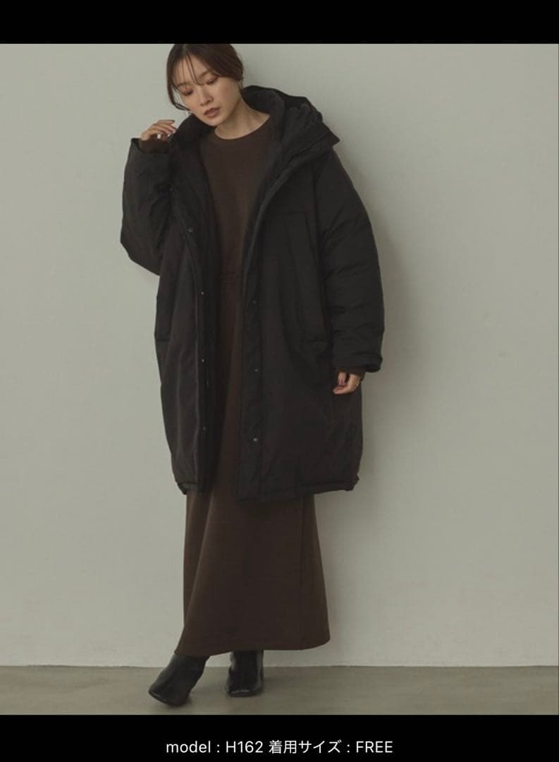 hunch ダウンコート ダウンジャケット 中綿 ロング モンスターコート