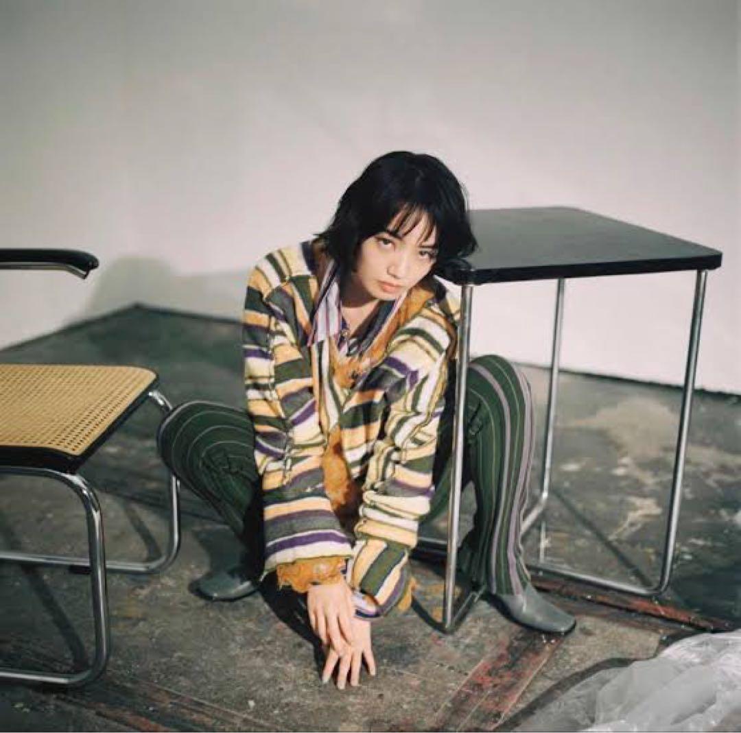 PERVERZE multi border knit sweater ニット