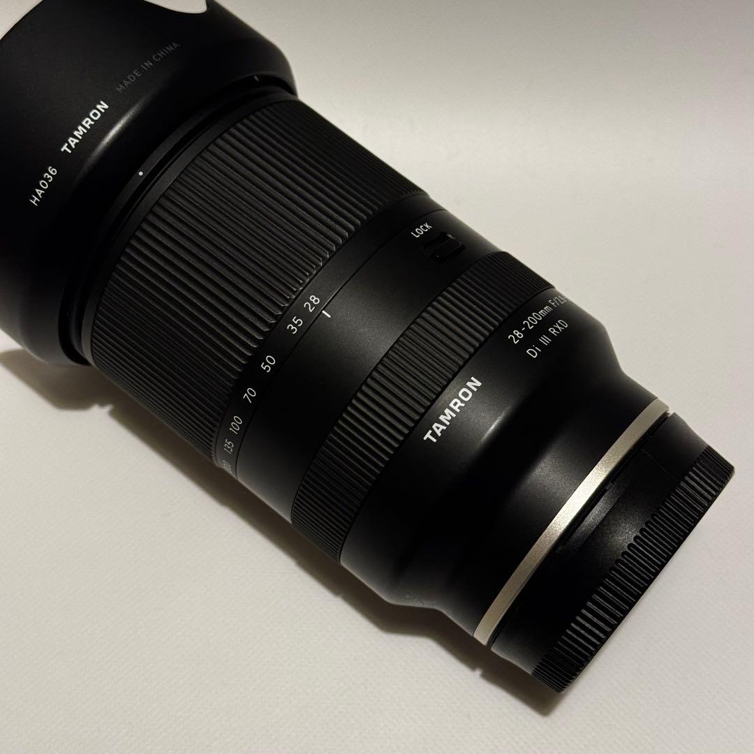タムロン 28-200mm F2.8-5.6 RXD＋保護フィルター付