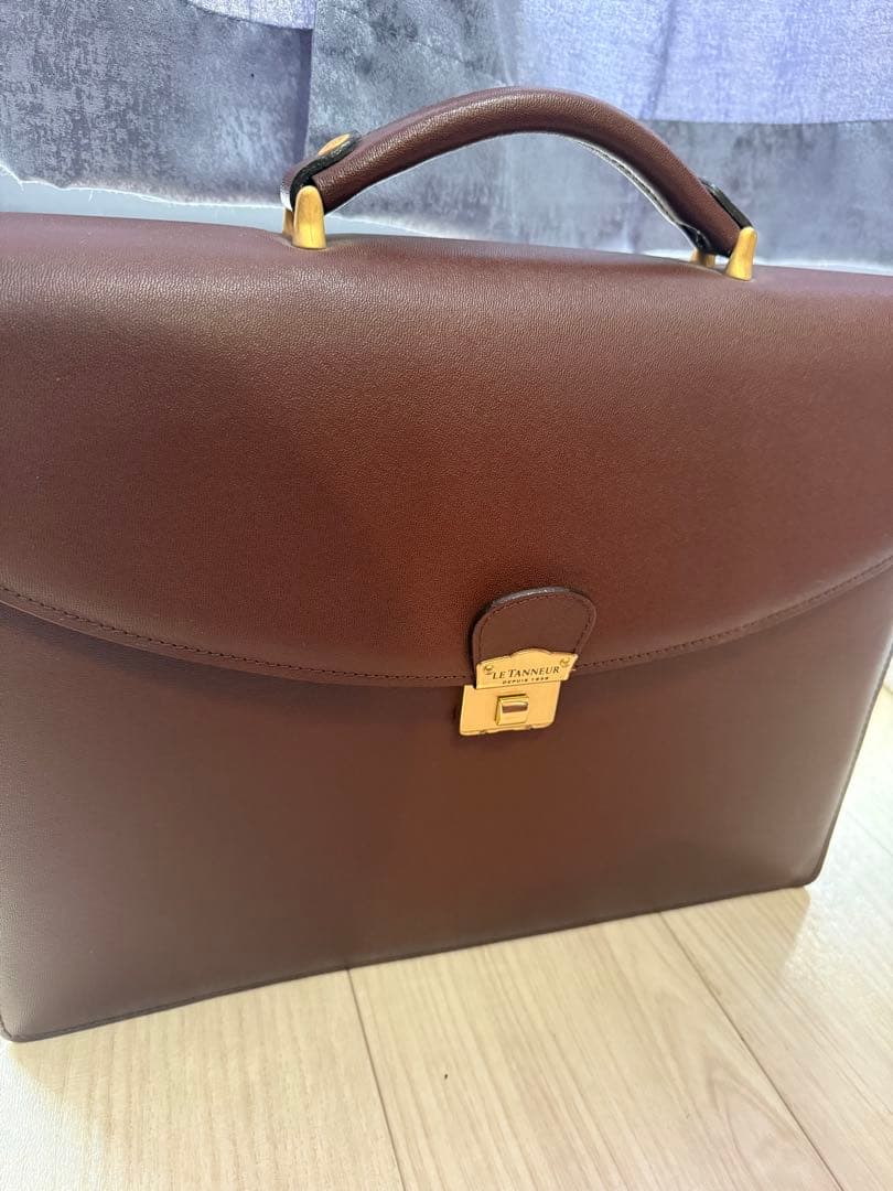 【美品】LE TANNEUR ルタヌア 1898年 本革 ハンドバック ビジネス