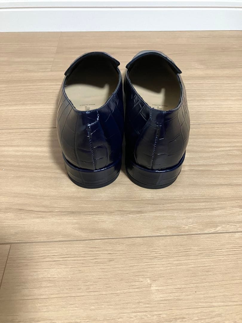 【新品未使用】FABIO RUSCONI ネイビー ローファー size38