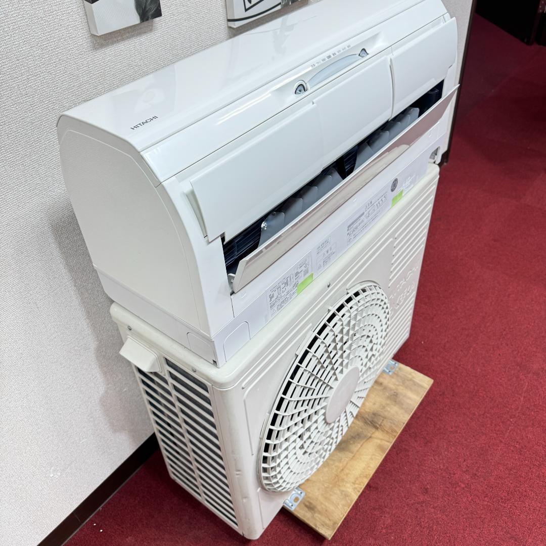 東京23区送料無料　美品日立2.2kw　6畳用エアコン2019年製　分解清掃済み