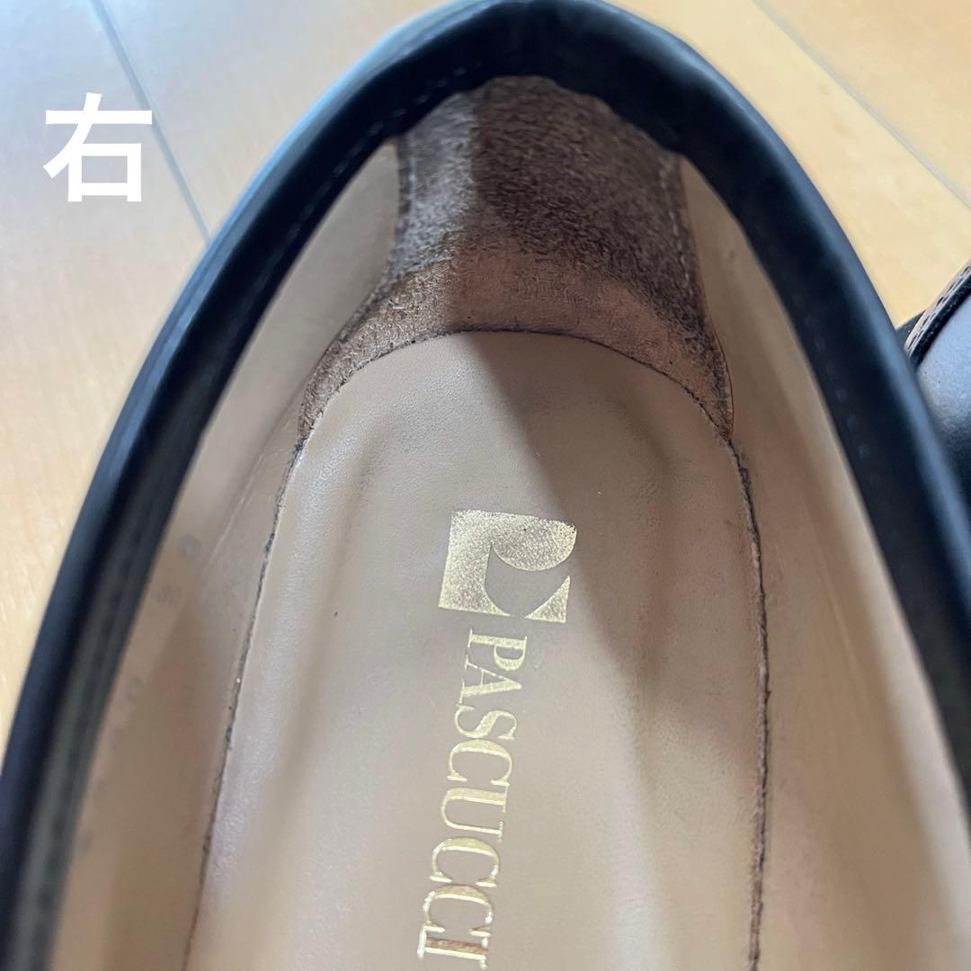 ⭐︎PASCUCCI パスクッチ⭐︎ローファー 黒　38（24.5位）