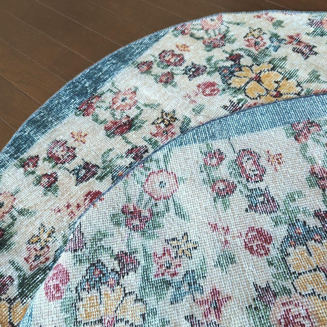 ＊ヴィンテージラグ トルコラグ ラウンドラグ Vintage rug 03＊