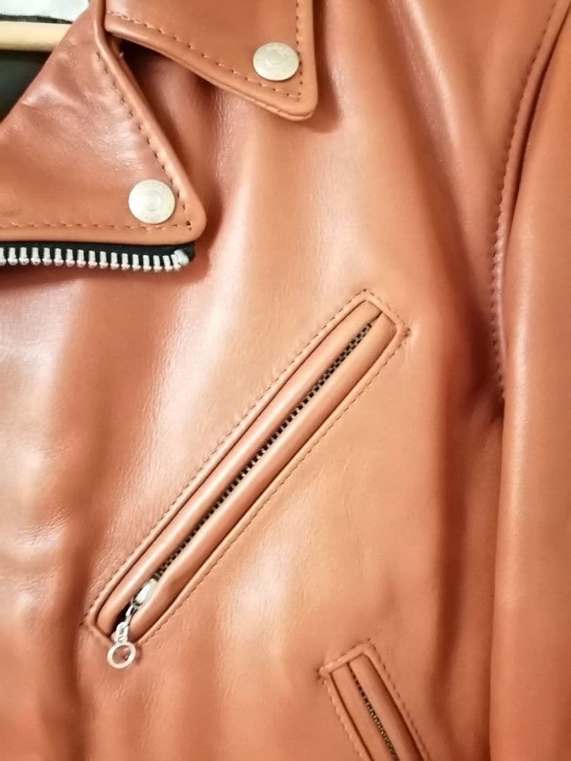 schottライダースジャケット618サイズ38茶革ブラウン美品