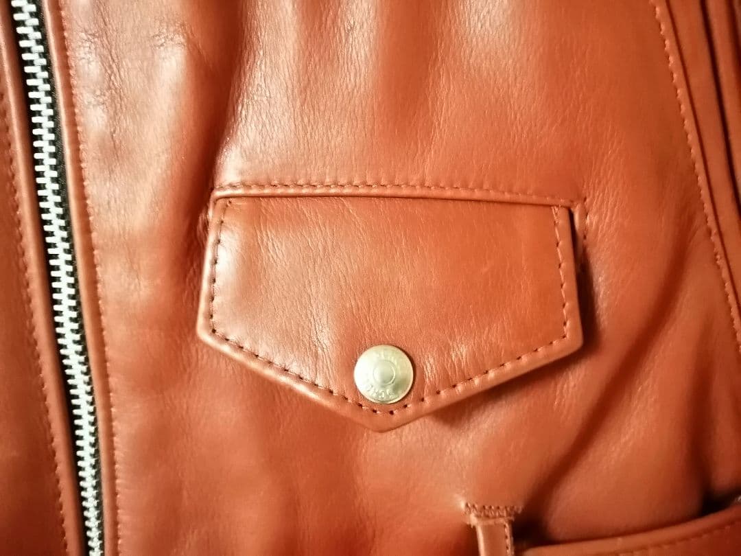 schottライダースジャケット618サイズ38茶革ブラウン美品