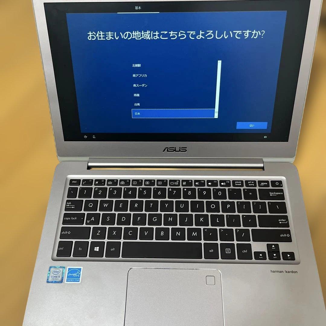 ASUS UX330U ノートパソコン　初期化済み