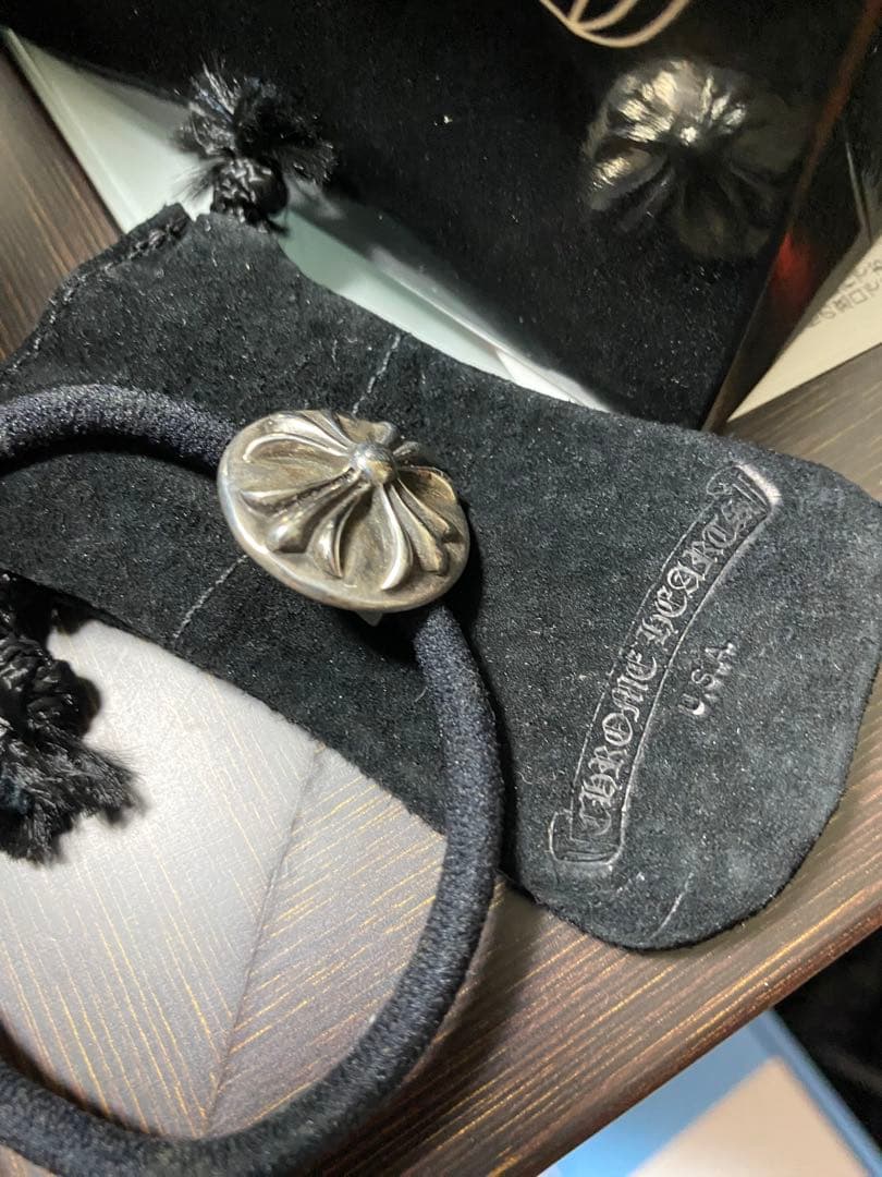 クロムハーツ☆クロスボール　ヘアゴム　ブレスレット 未使用に近い美品☆