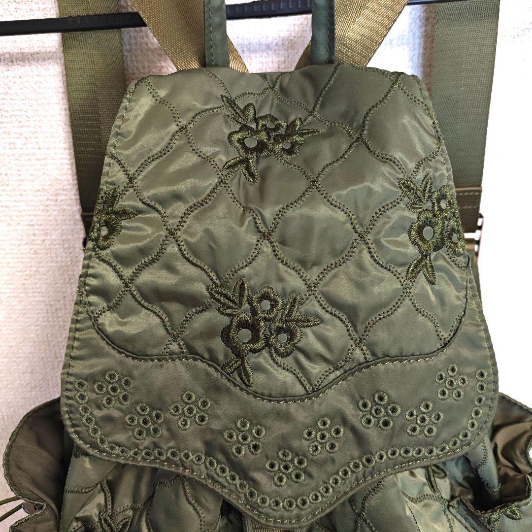 し*う様 POPPY あさぎーにょ POINTE BACKPACK カーキ リュ