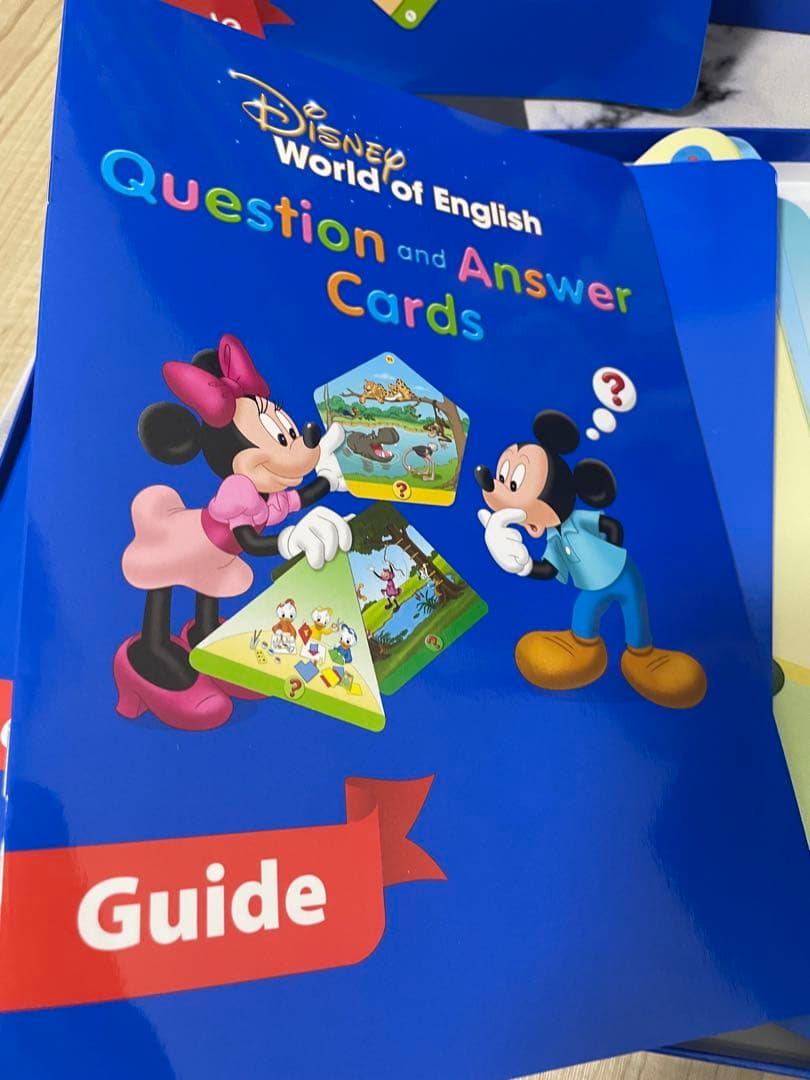 DWE ディズニー英語システム　トークアロング　Q&Aカードセット 美品　626