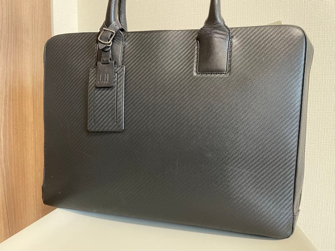 dunhill ダンヒル　シャーシ　ブリーフケース　カーボン　黒　ビジネスバッグ