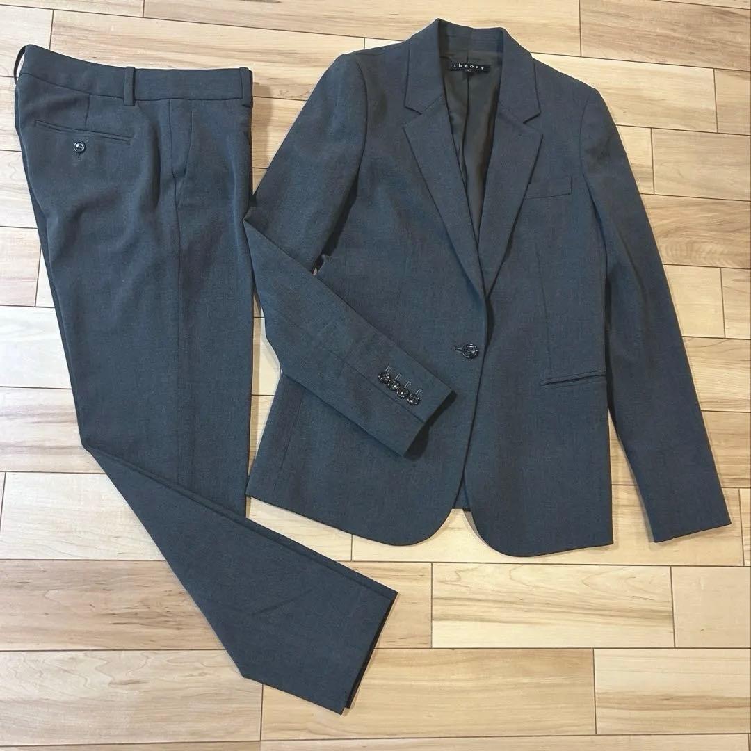 セオリー セットアップ パンツスーツ テーラードジャケット　スリム