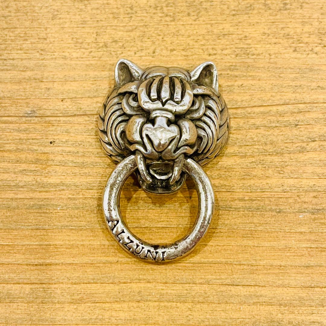 ま*ぶ様 ALZUNI アルズニ タイガーコンチョ シルバー レザー トラ