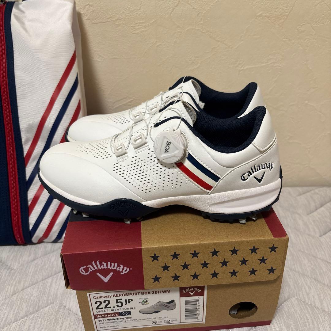 シューズ(女性用) Callaway AEROSPORT BOA 20H WWM 22.5 JP