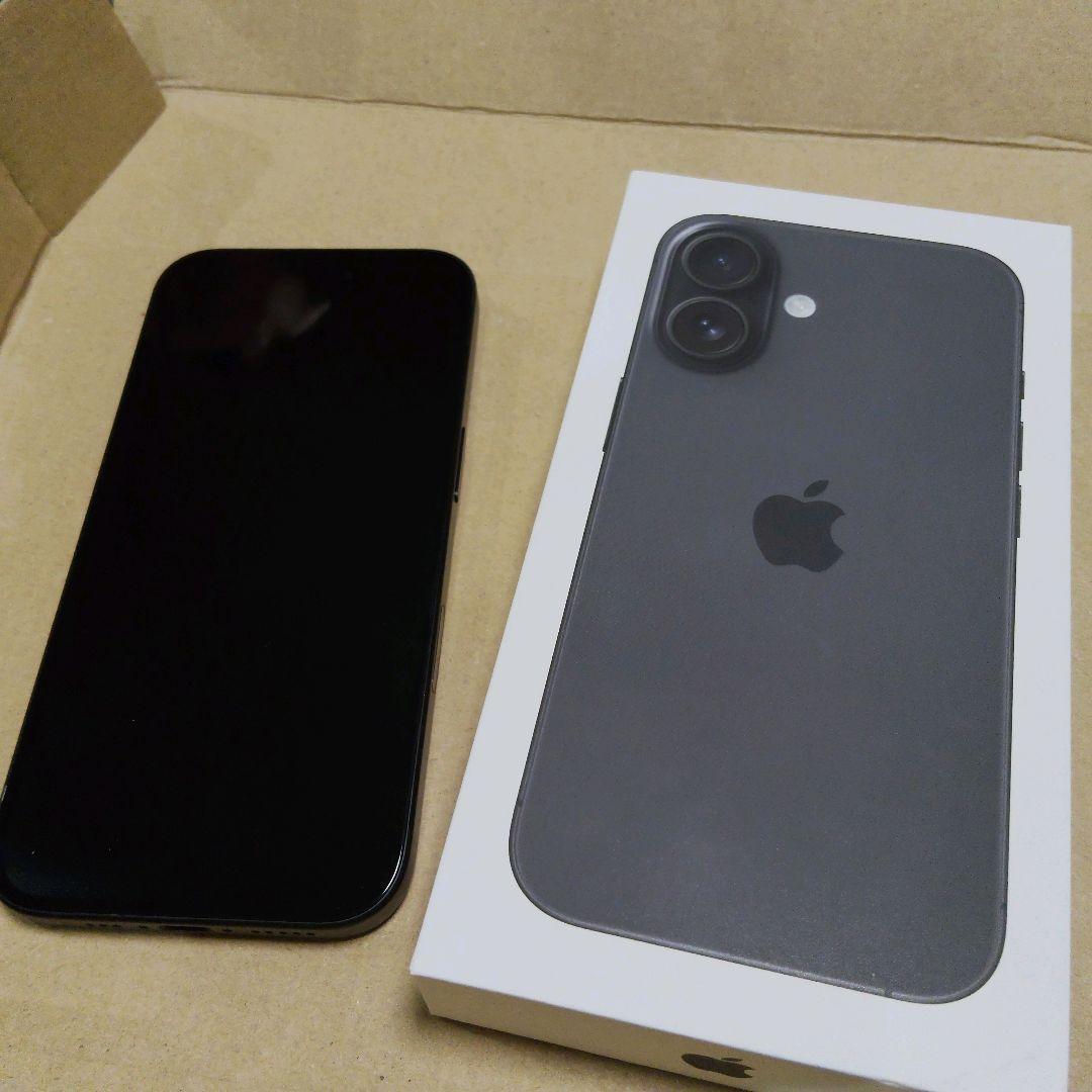 Apple iPhone 16 ブラック 本体 128GB SIMフリー端末