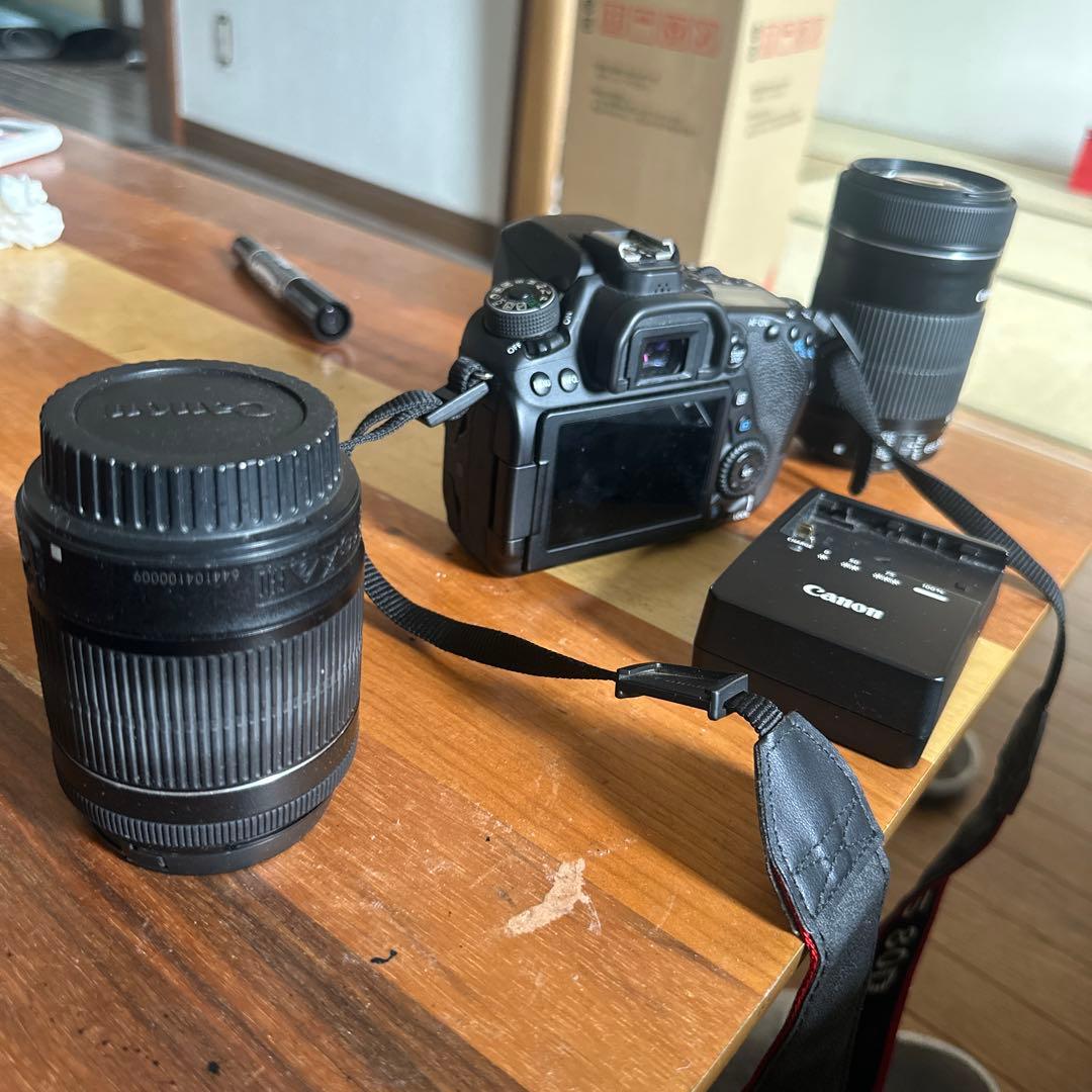 Canon 80Dデジタカメラ レンズ2本付き