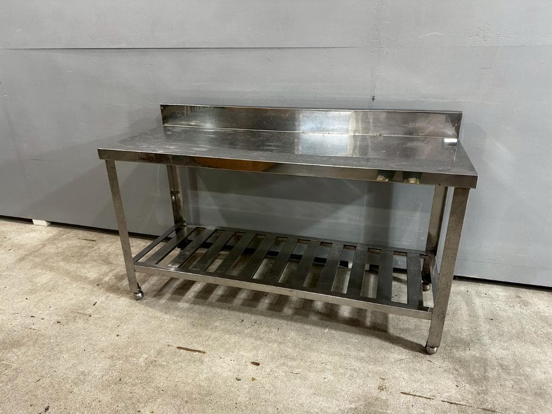 ステンレス製 BG付作業台 作業台 調理台 業務用 厨房機器 店舗 RW359