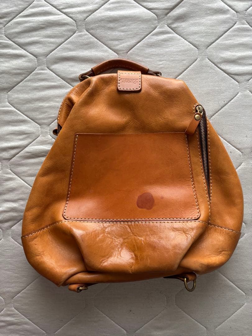 HERZ ヘルツ　わんぱくリュック　Ｓサイズ　キャメルブラウン