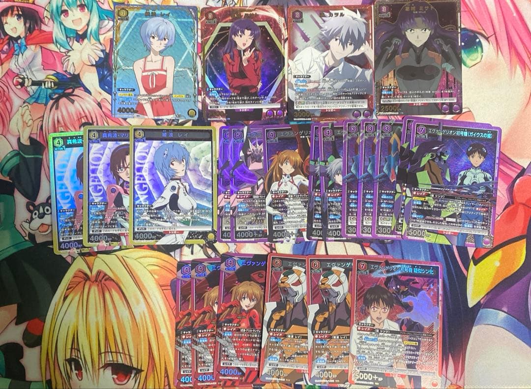 ユニオンアリーナ エヴァンゲリオン パラレル SR R 4箱分 詰め合わせ