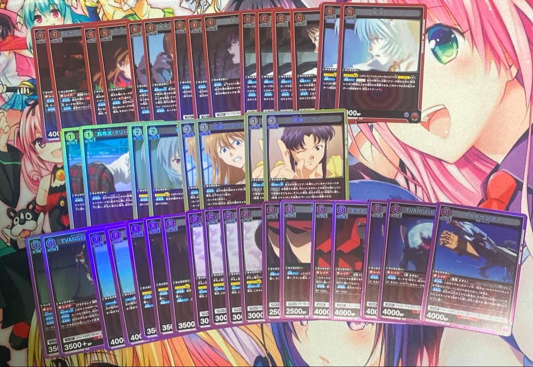 ユニオンアリーナ エヴァンゲリオン パラレル SR R 4箱分 詰め合わせ