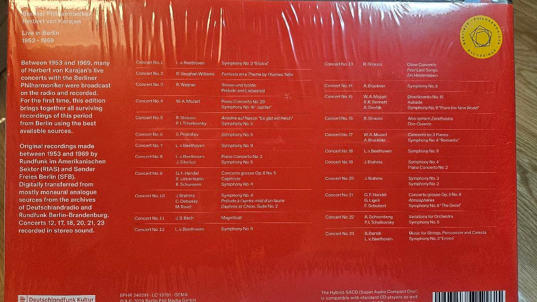 カラヤン ライブ・イン・ベルリン 1953-1969