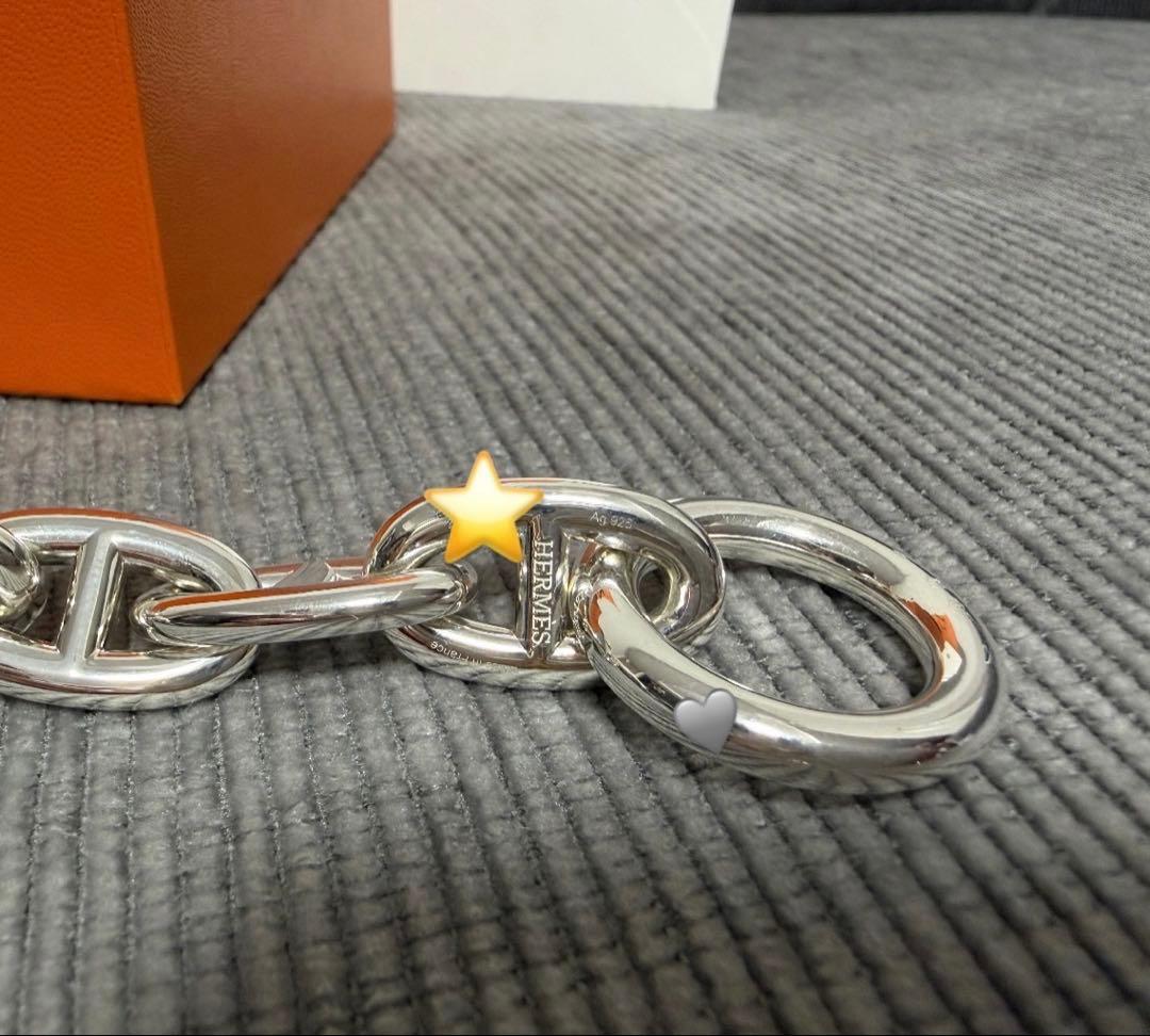 新品未使用 直近購入 HERMES /シェーヌダンクルTGM12コマ