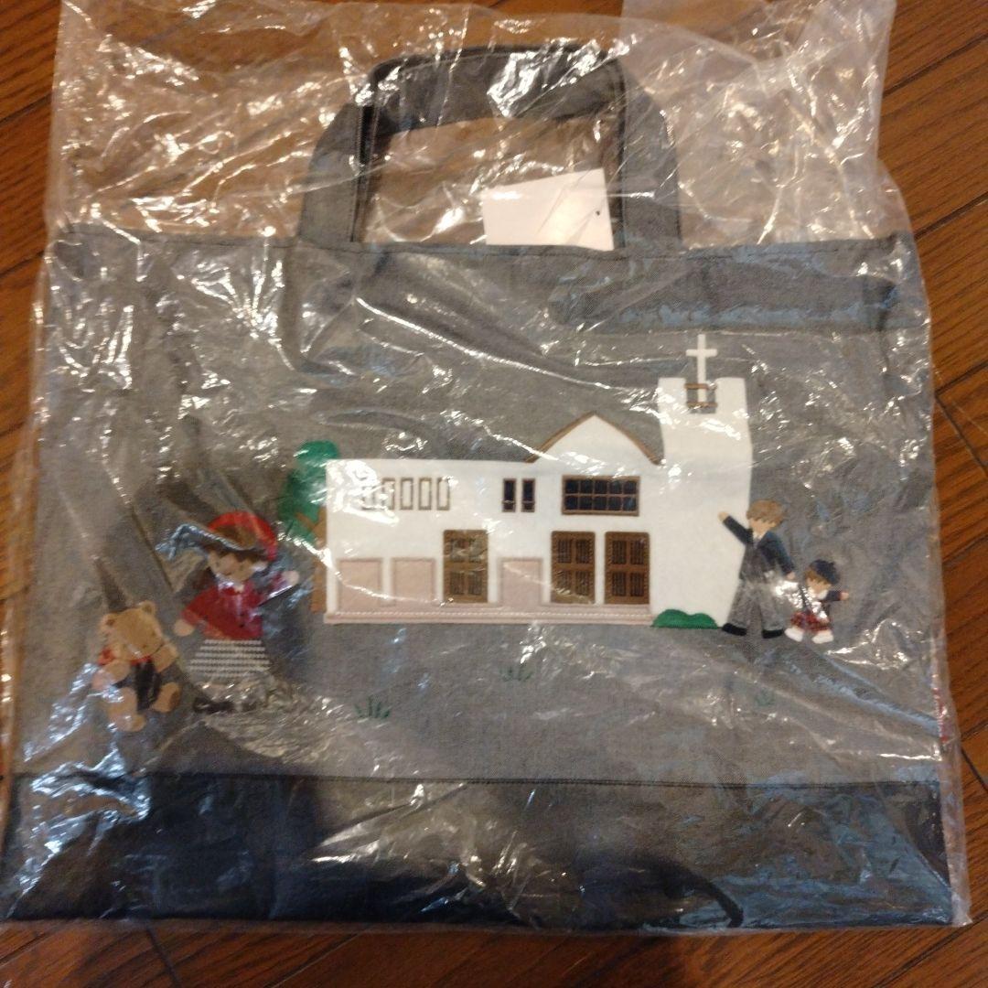 新品 アサンプション国際✖️familiar 限定 手提げ レッスン バッグ