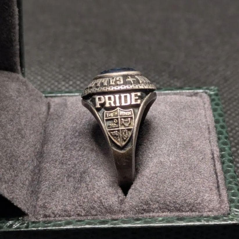 スターリングシルバー925 15号 カレッジリング PRIDE 2003年