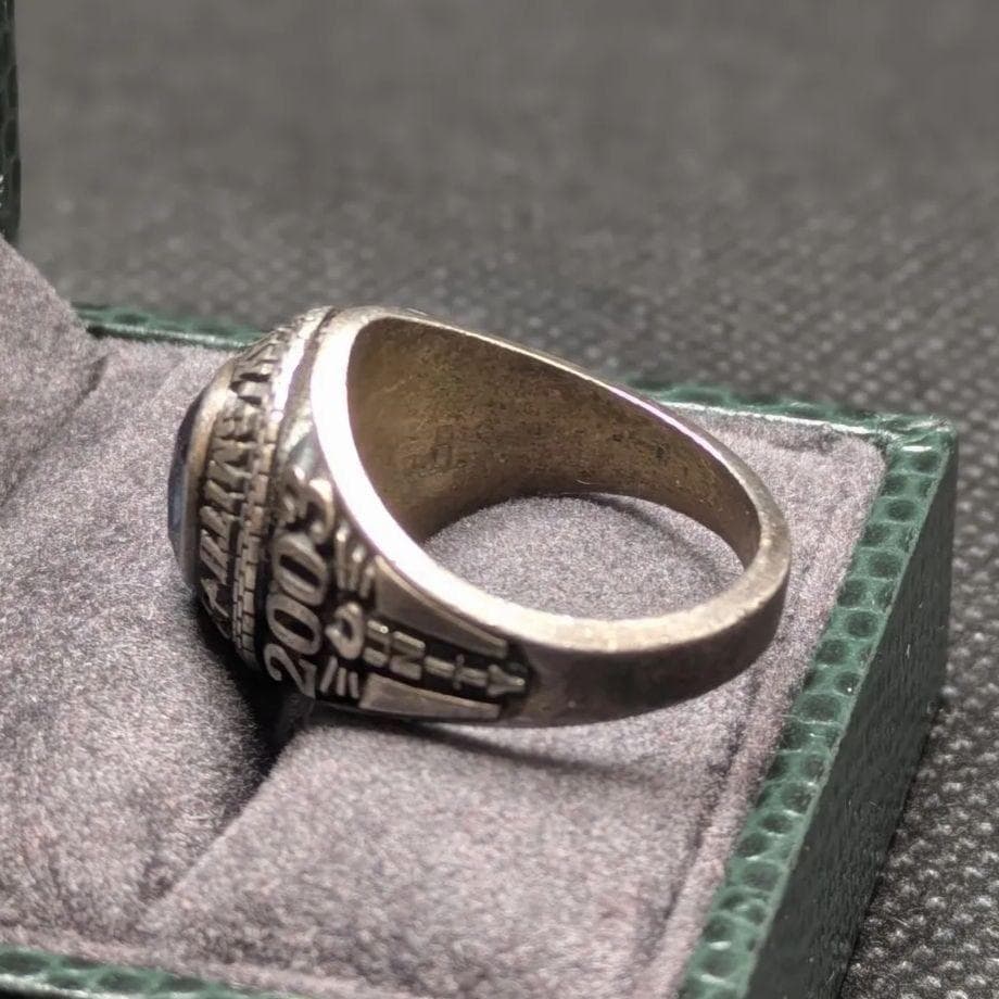 スターリングシルバー925 15号 カレッジリング PRIDE 2003年