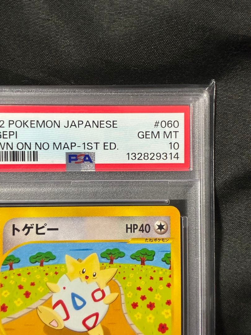 世界73枚 PSA10 トゲピー カードe 2002 060 3