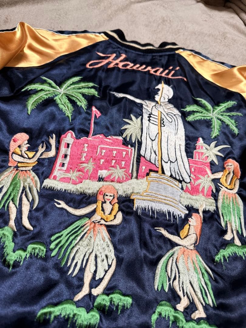 ２面用 テーラー東洋 USA hawaii 龍日本限定 スカジャン unisex