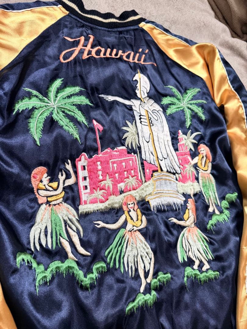 ２面用 テーラー東洋 USA hawaii 龍日本限定 スカジャン unisex