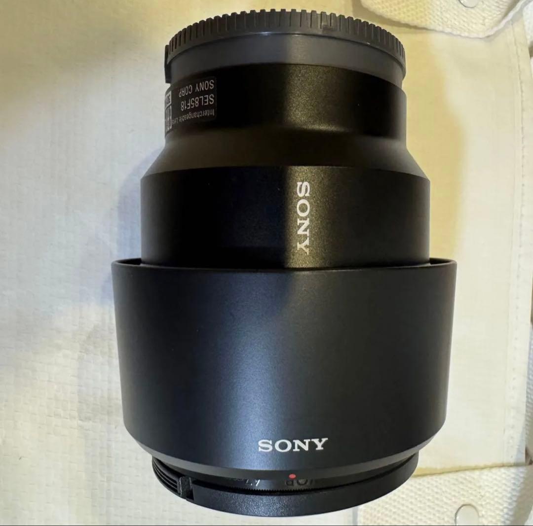 SONY FE85mm f1.8 おまけレンズフィルター付き SEL85F18