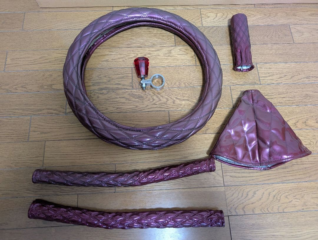 大型車内装セット ワインレッド