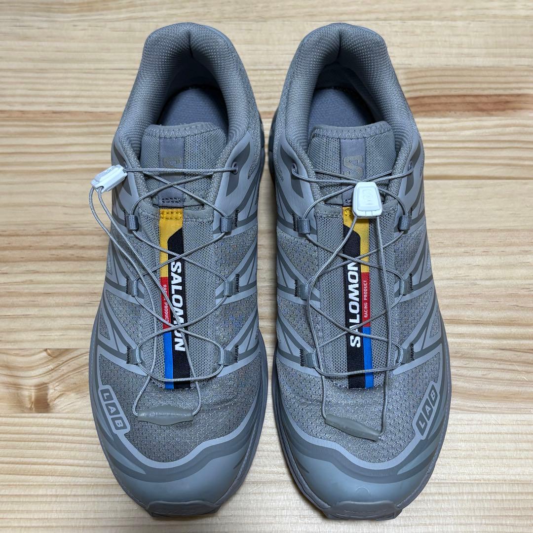 靴 salomon xt-6 ghost gray 28cm