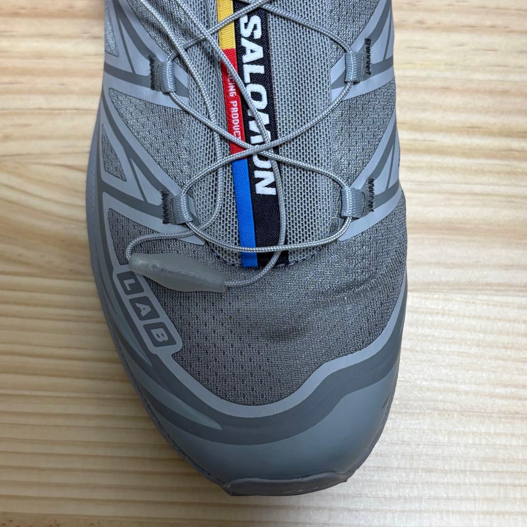 靴 salomon xt-6 ghost gray 28cm