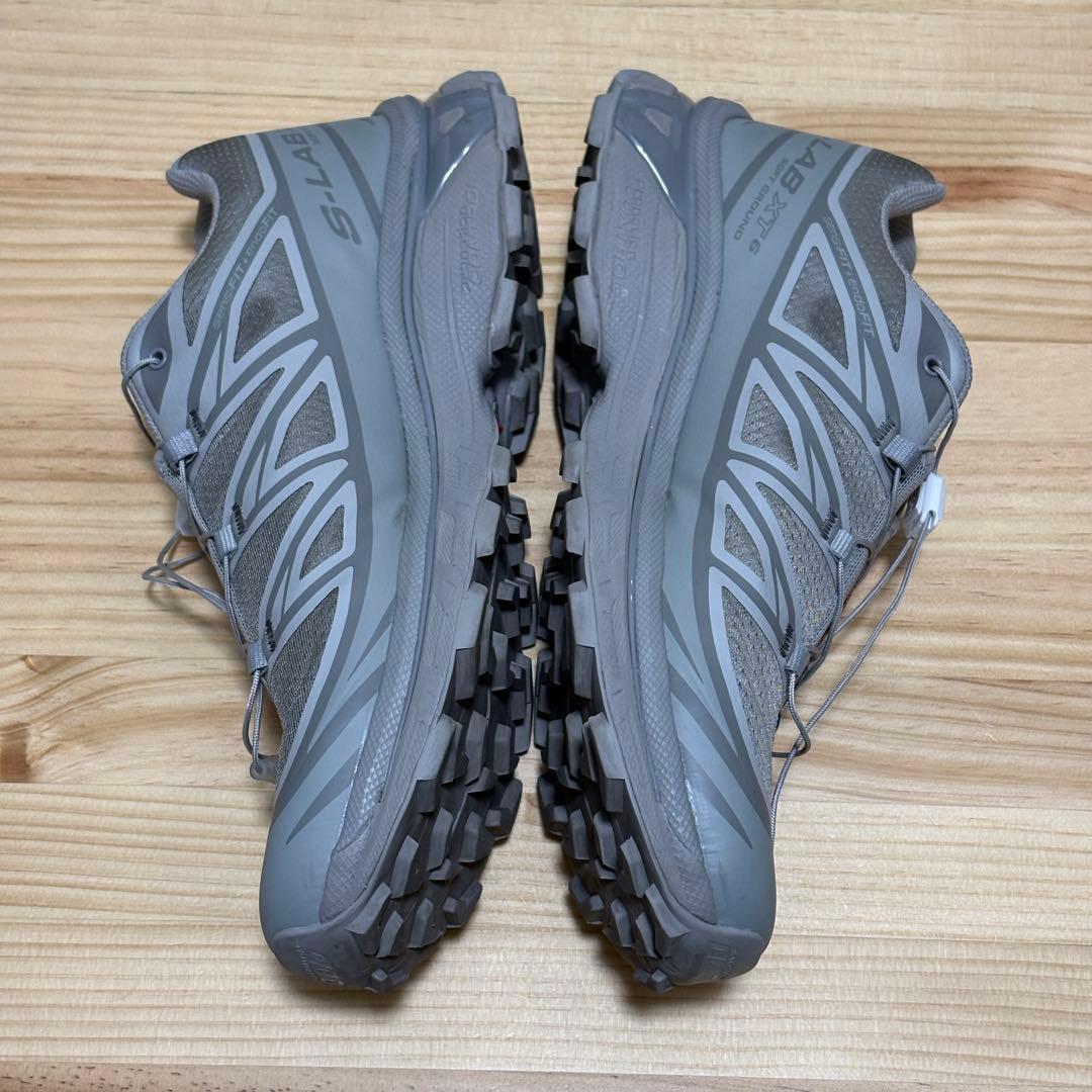 靴 salomon xt-6 ghost gray 28cm