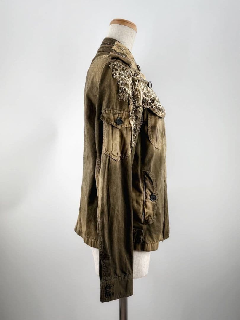 【新品未使用】シェアスピリット sharesprit 装飾ミリタリージャケット