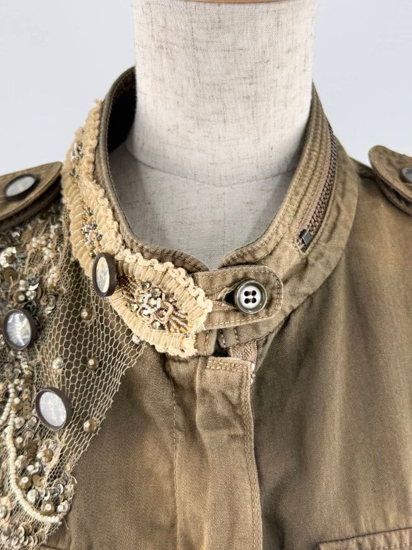 【新品未使用】シェアスピリット sharesprit 装飾ミリタリージャケット