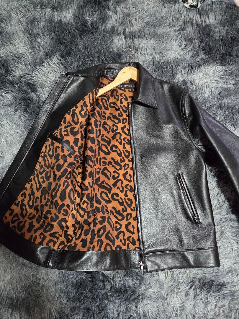 ワコマリア　レザージャケット　Sサイズ