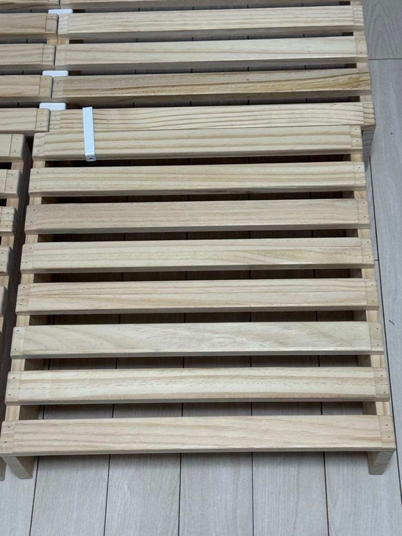 増やして繋げる天然木パレットベッド 8枚セット