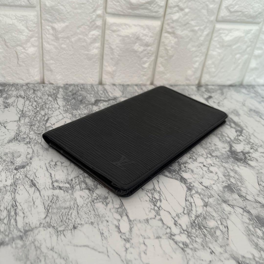 美品 Louis Vuitton ルイヴィトン エピ 長財布 札入れ 黒