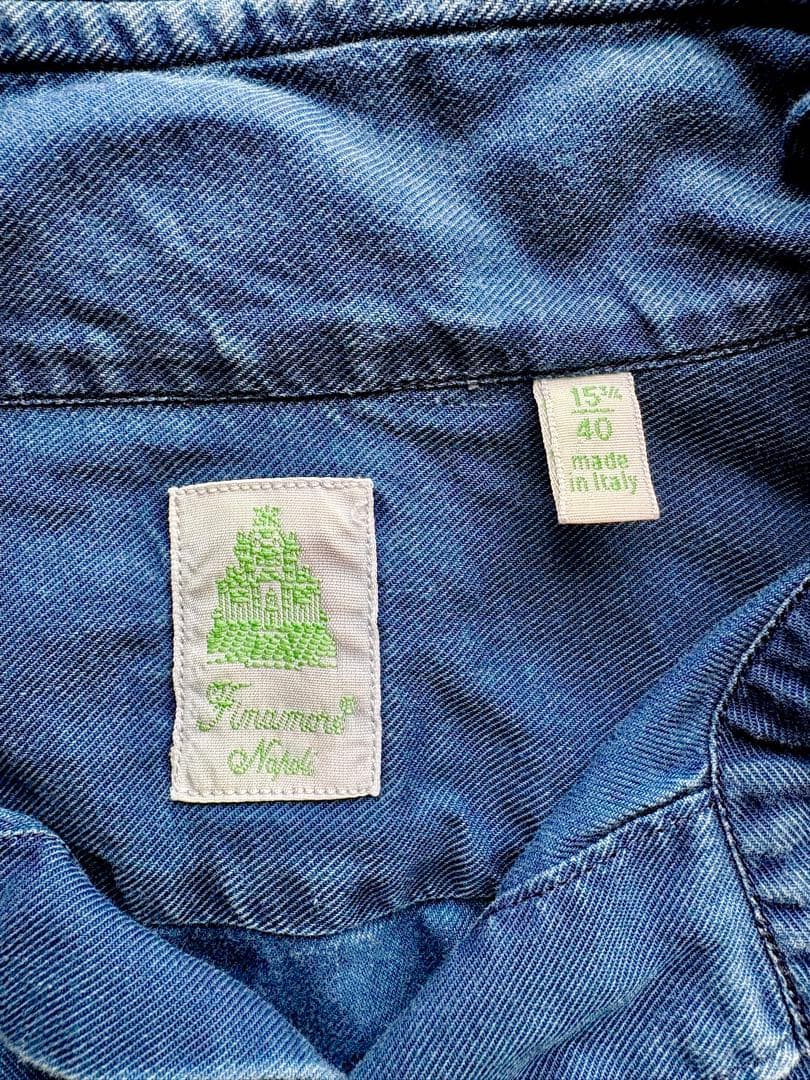 フィナモレ　デニムシャツ