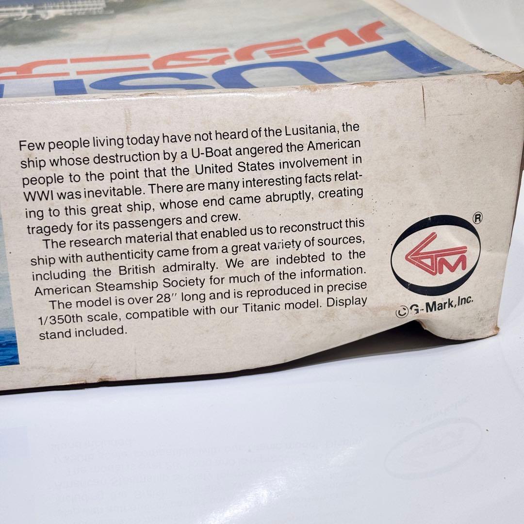 希少！未組立品！ジーマーク ルシタニア 1/350 偉大な豪華客船
