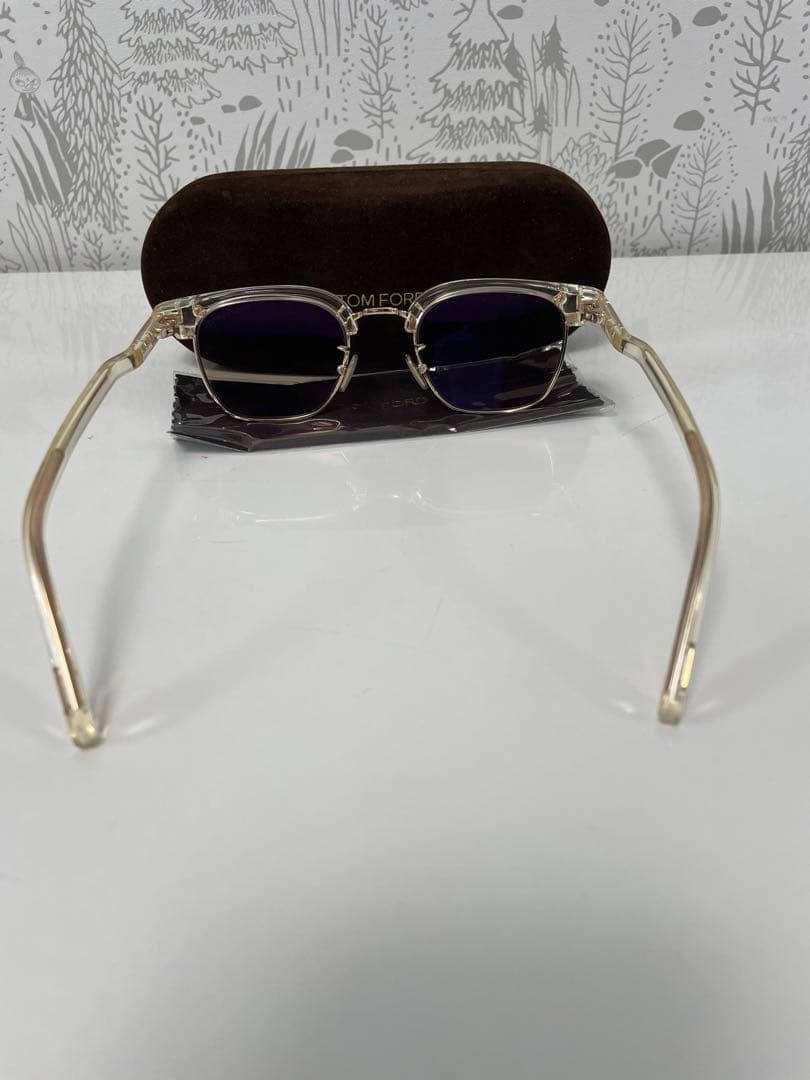 美品！【TOM FORD\トムフォード】クリアサングラス 日本限定モデル