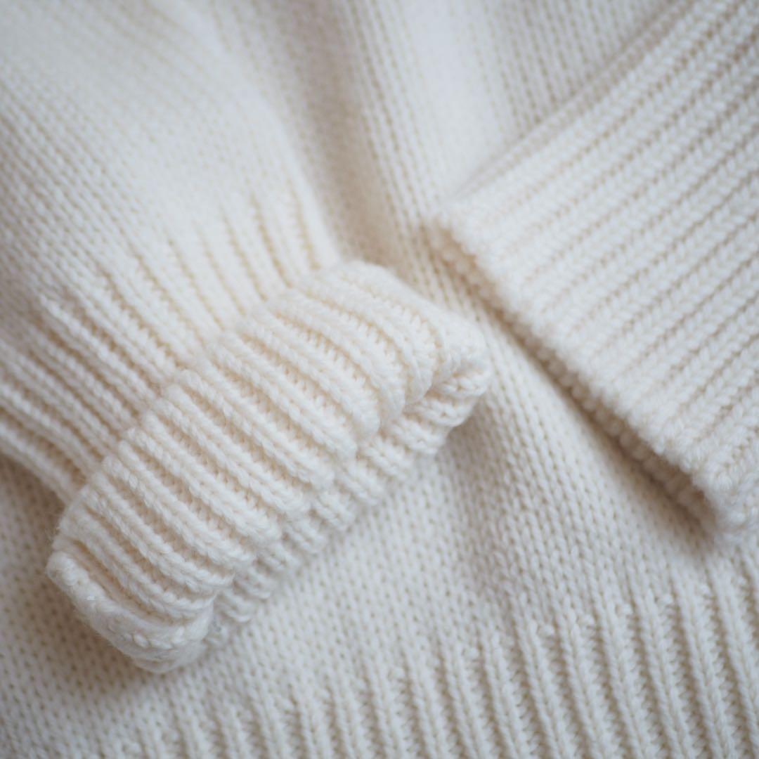 【 GALERIE VIE 】ファインウーステッド クルーネックニット