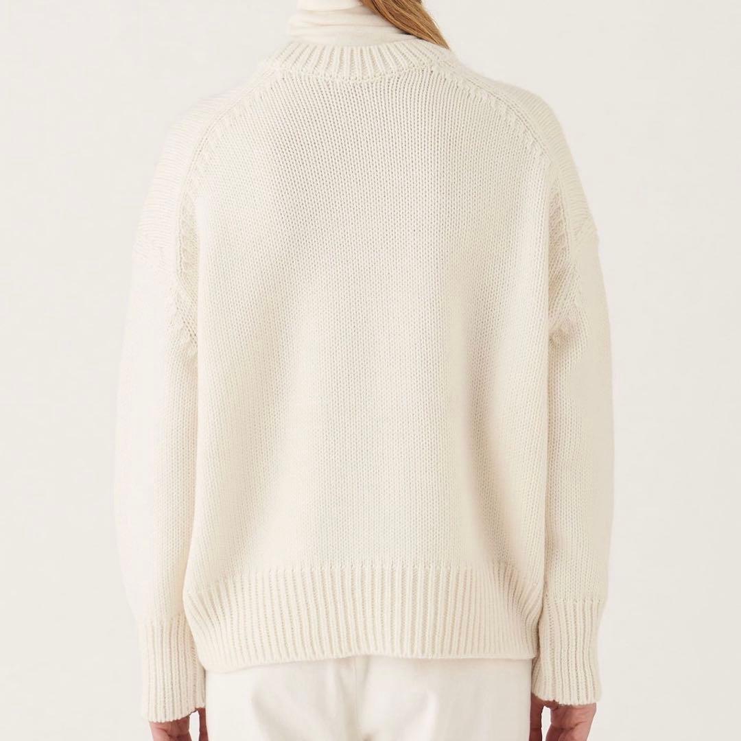 【 GALERIE VIE 】ファインウーステッド クルーネックニット